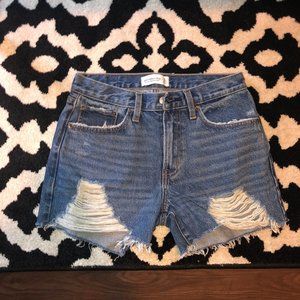 Abercrombie Mid Rise Boyfriend Shorts